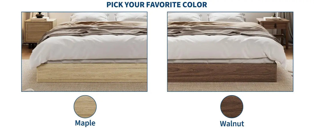 Wood Platform Bed Frame detail 4