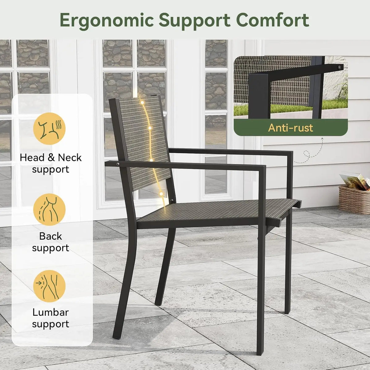 Metal Patio Dining Set