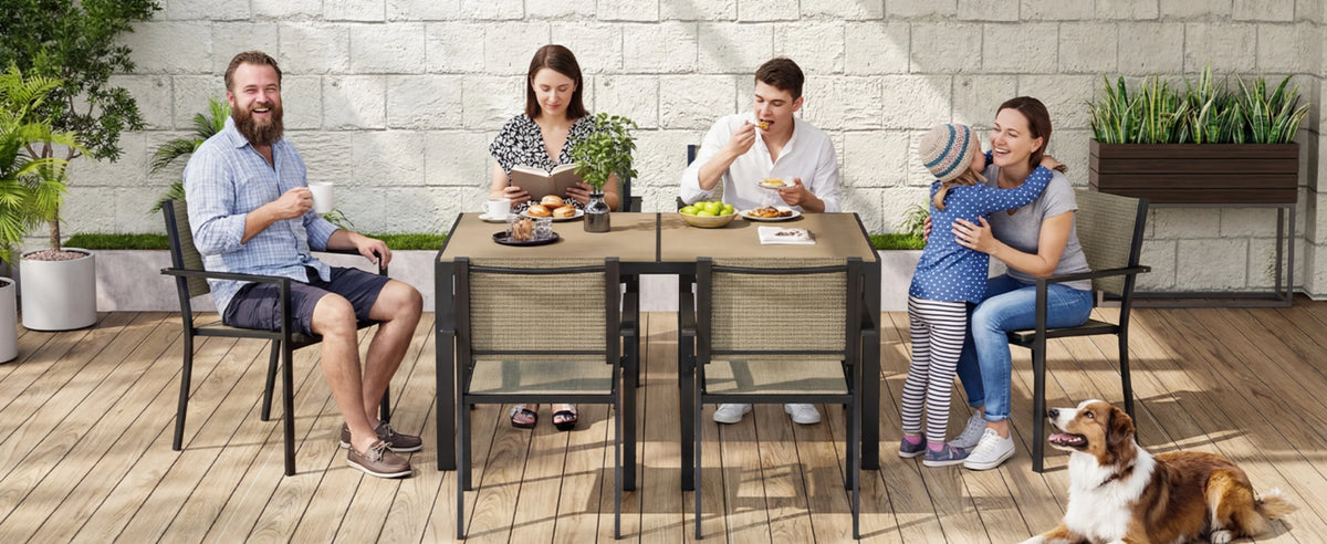 Metal Patio Dining Set detail 1