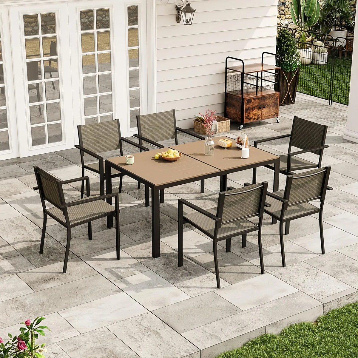 Metal Patio Dining Set