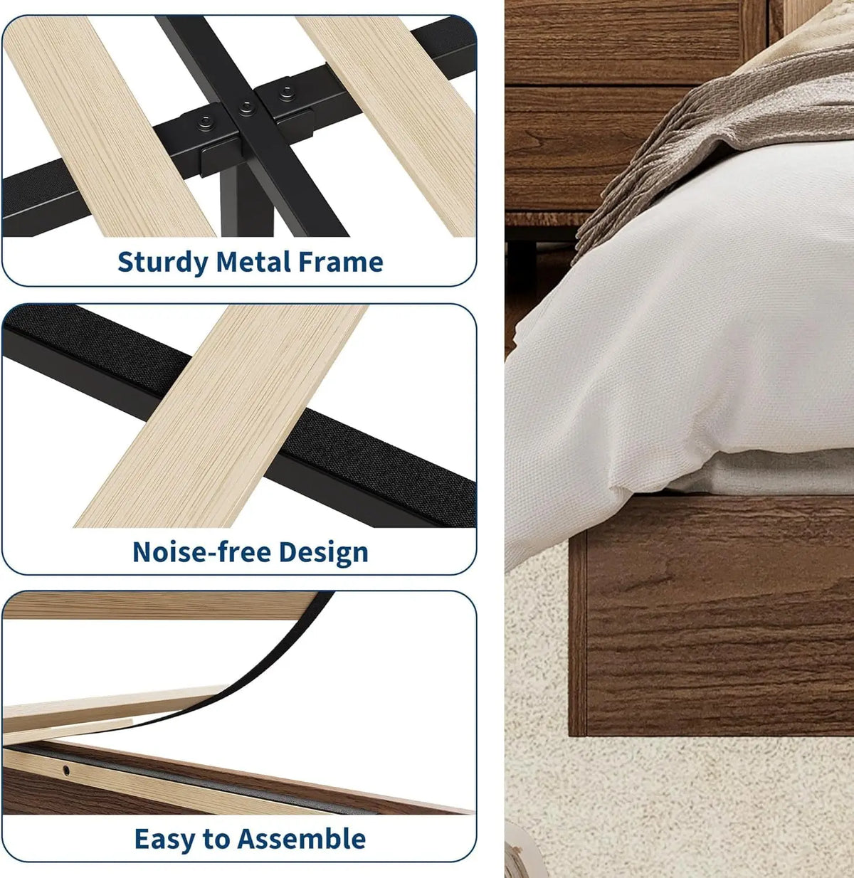Wood Platform Bed Frame