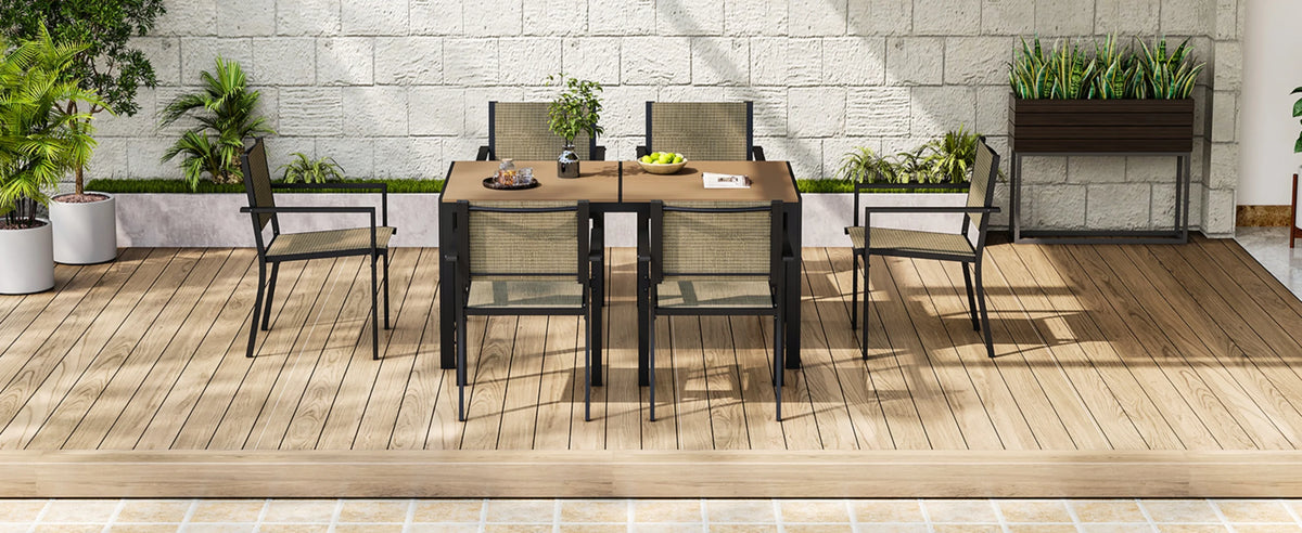 Metal Patio Dining Set detail 6
