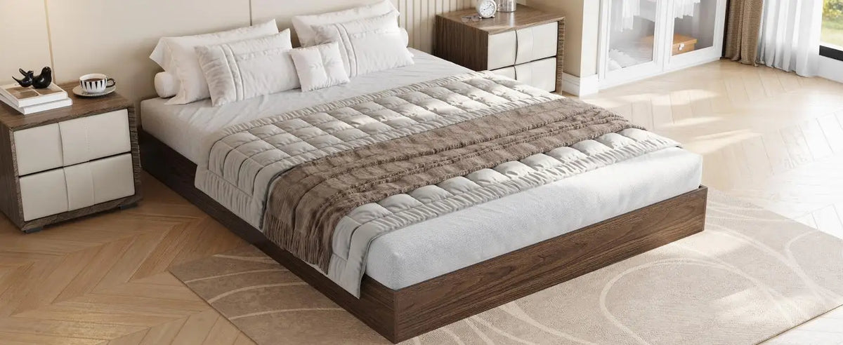 Wood Platform Bed Frame detail 6