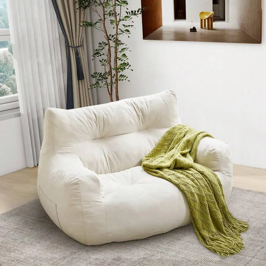 Two-Seat Bean Bag Sofa