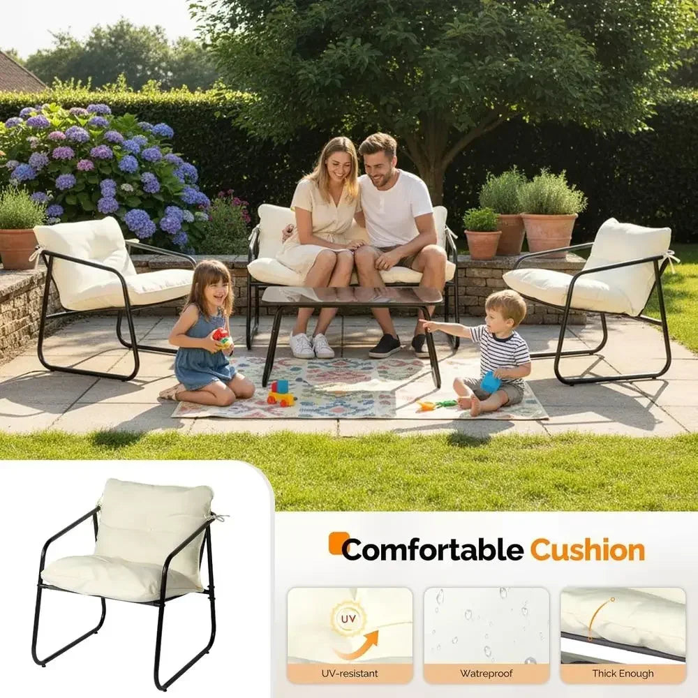 Four-Piece Patio Conversation Set