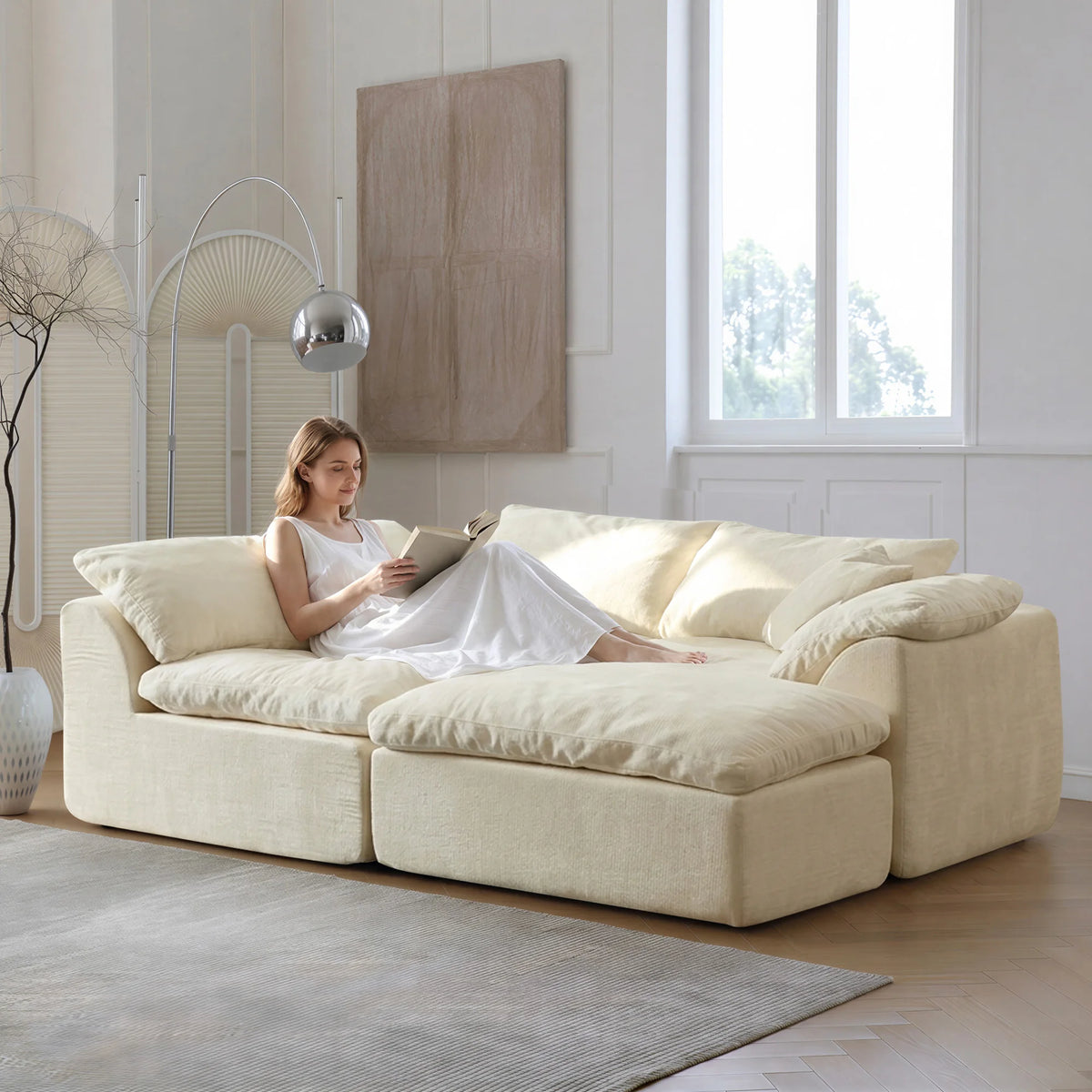 L-Shaped Modular Sectional detail 1