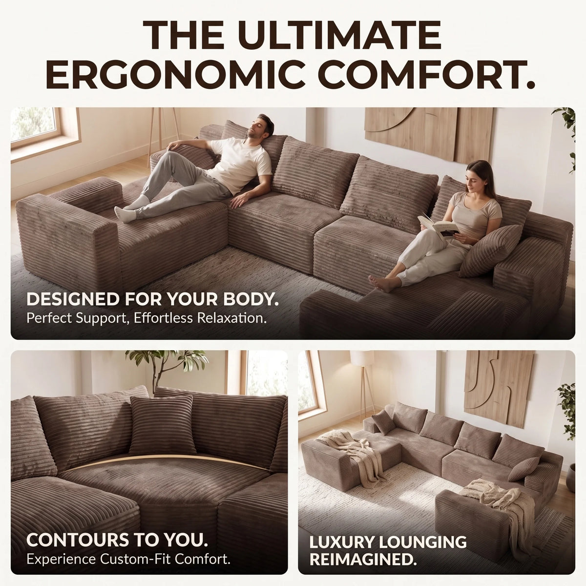 Oversized Corduroy U-Sectional detail 3