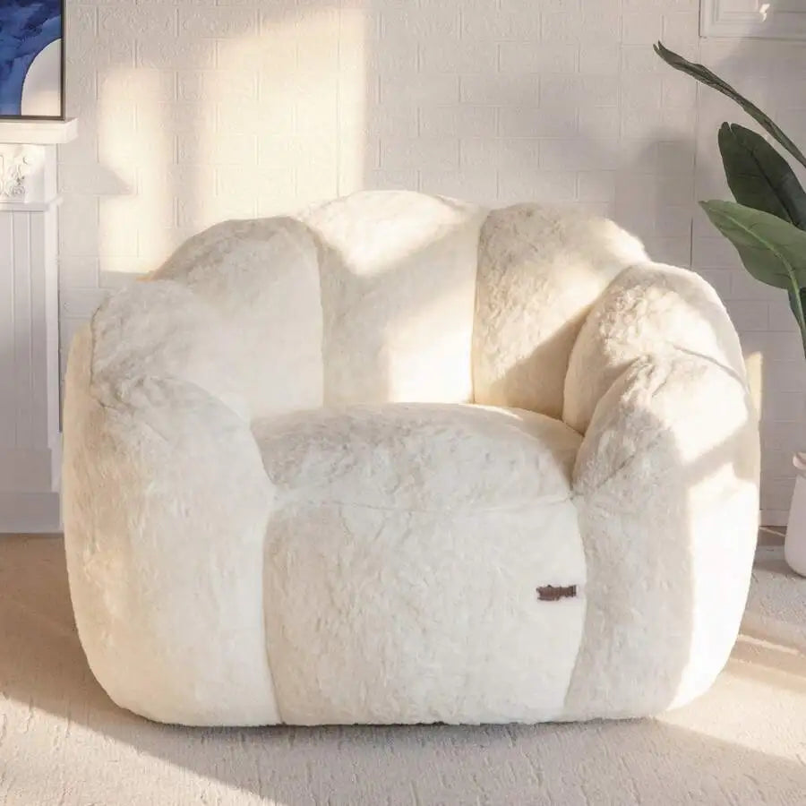 Faux Fur Bean Bag Chair