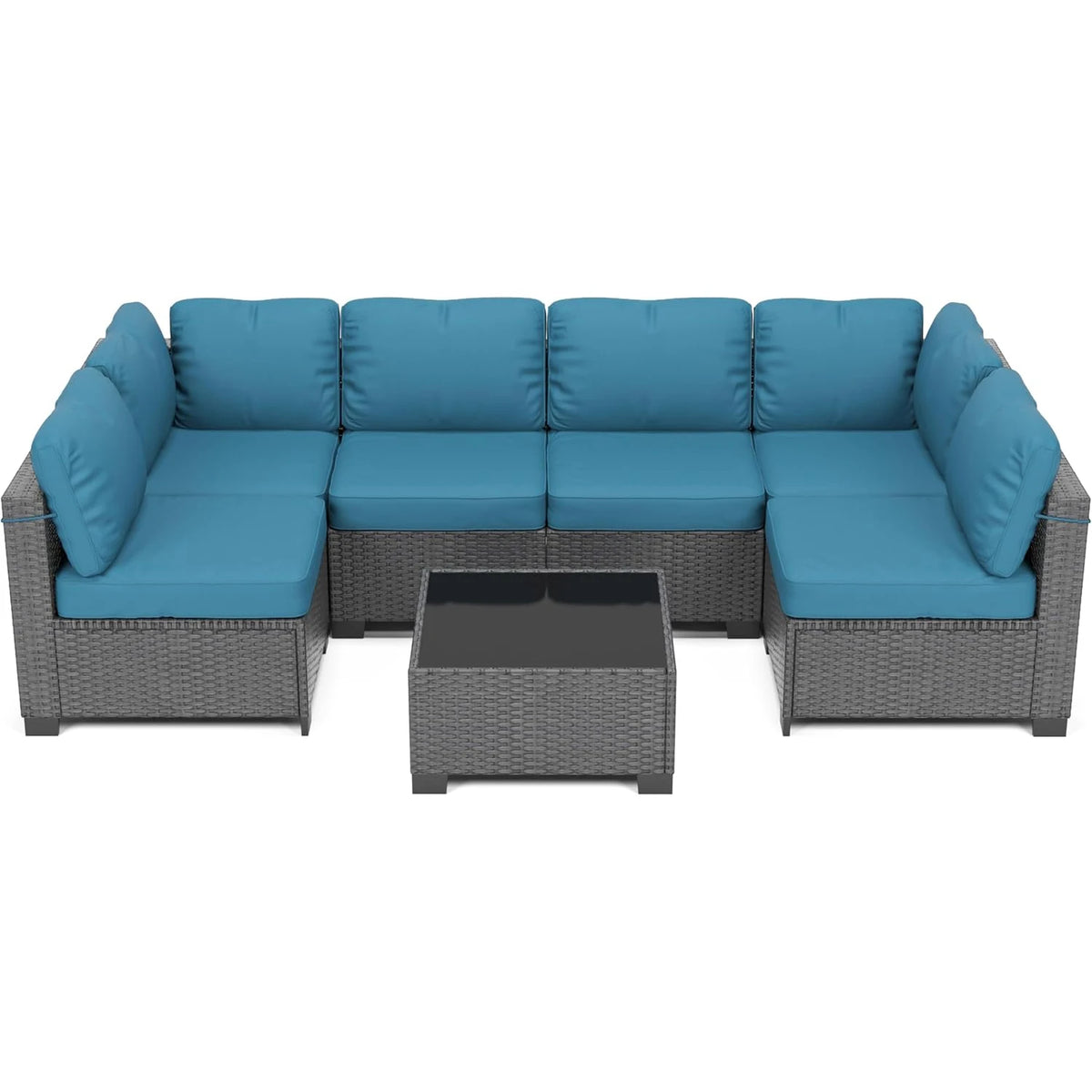 PE Rattan Patio Sectional