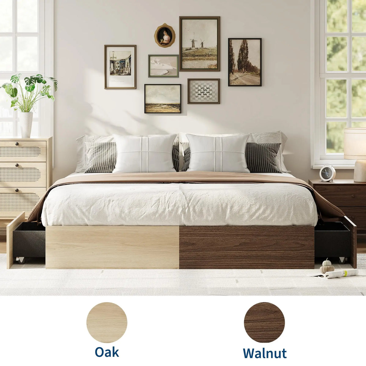 Full Storage Platform Bed