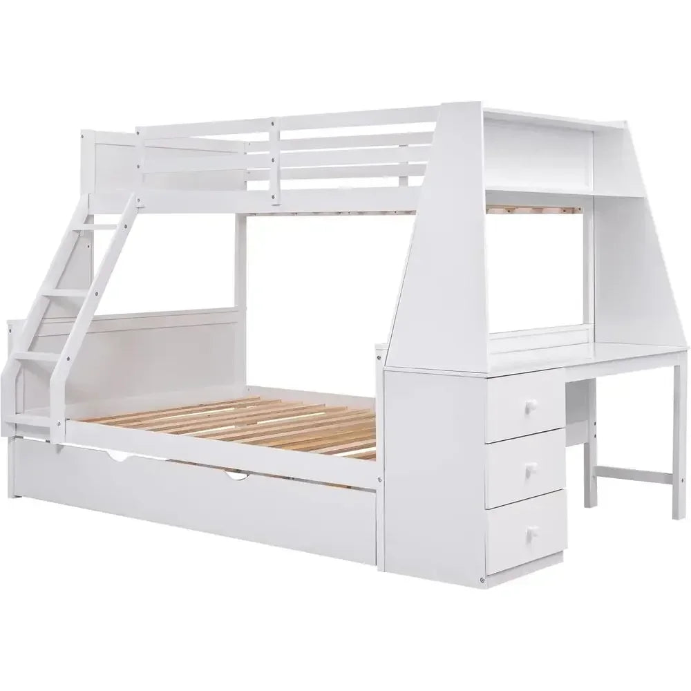 Twin-Over-Full Storage Bunk Bed detail 9