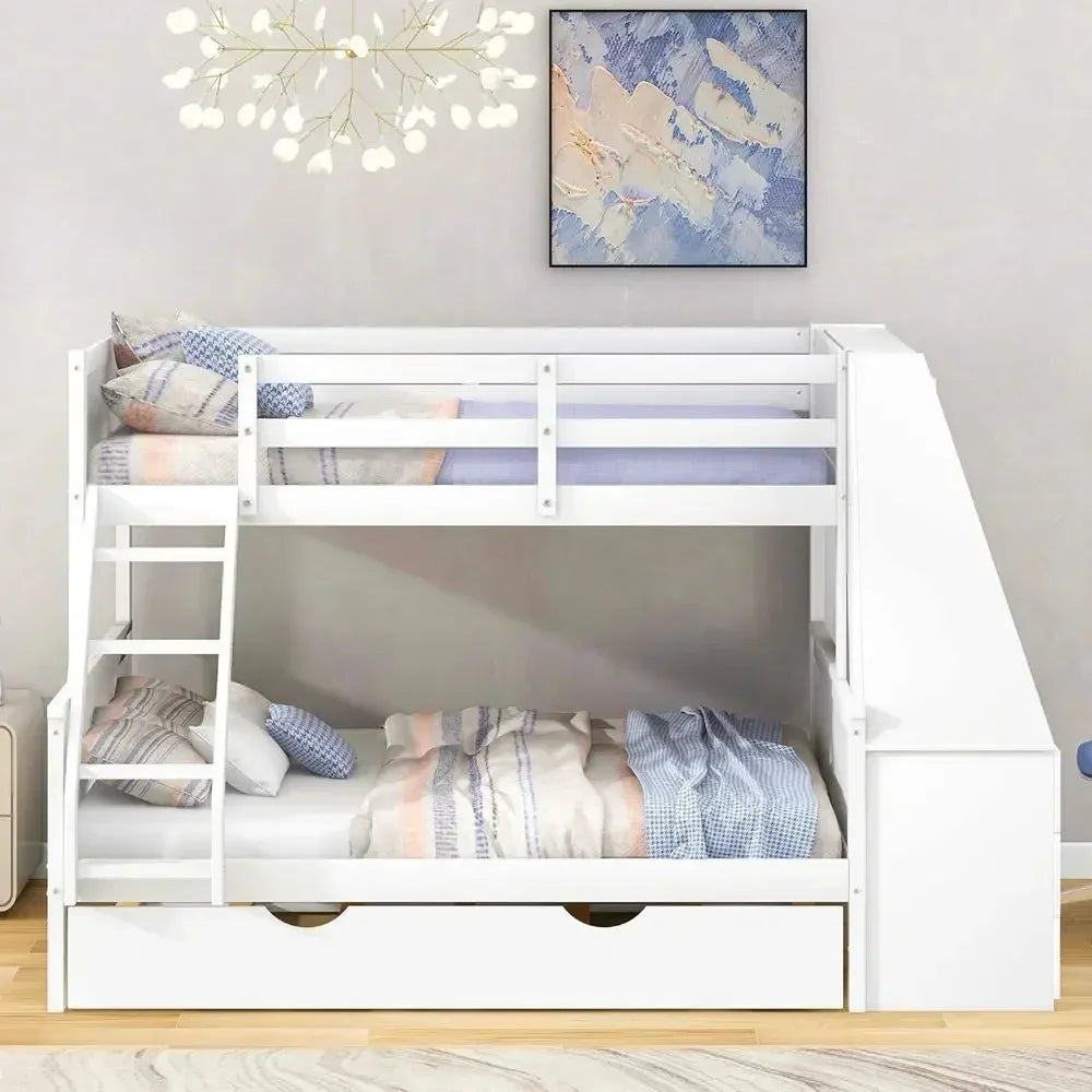 Twin-Over-Full Storage Bunk Bed