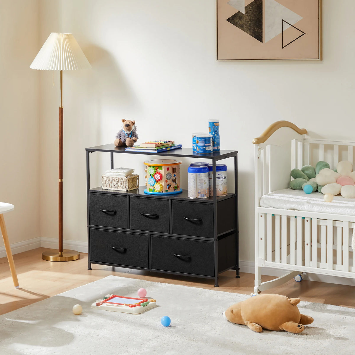 Five-Drawer Media Console