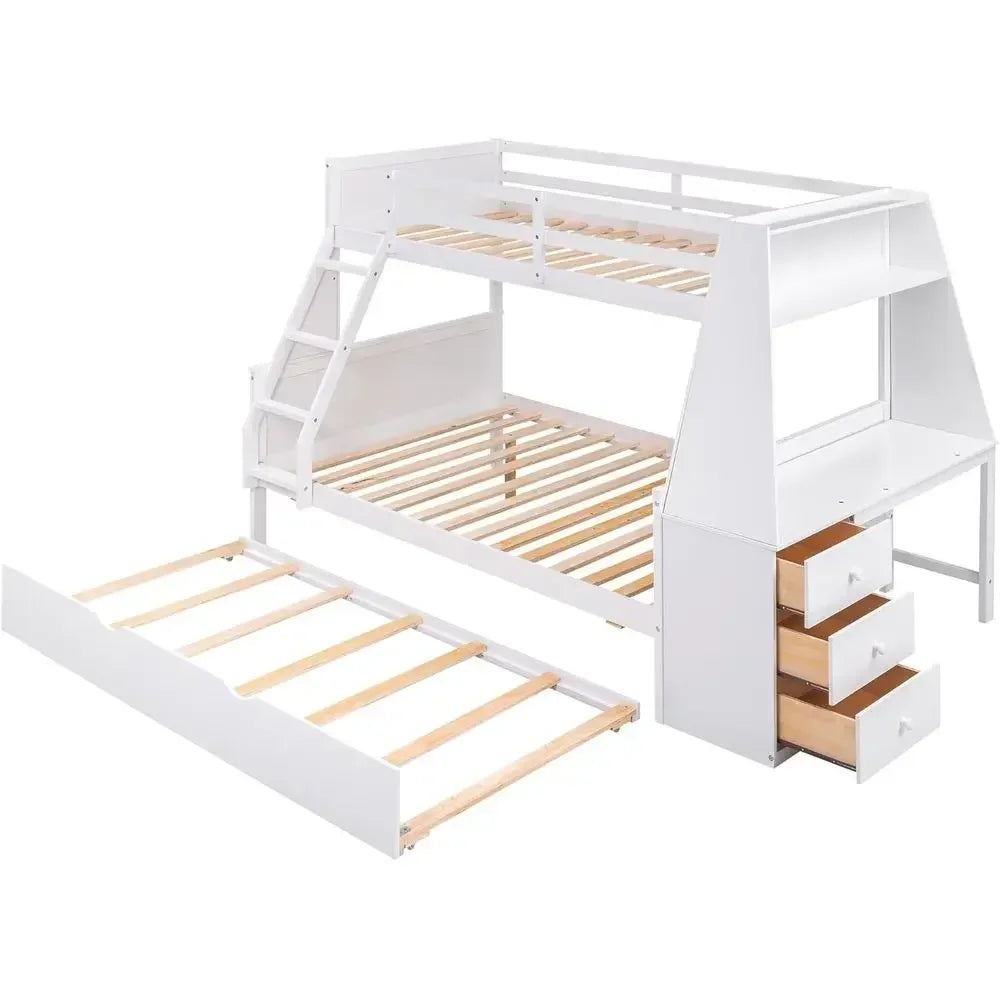 Twin-Over-Full Storage Bunk Bed
