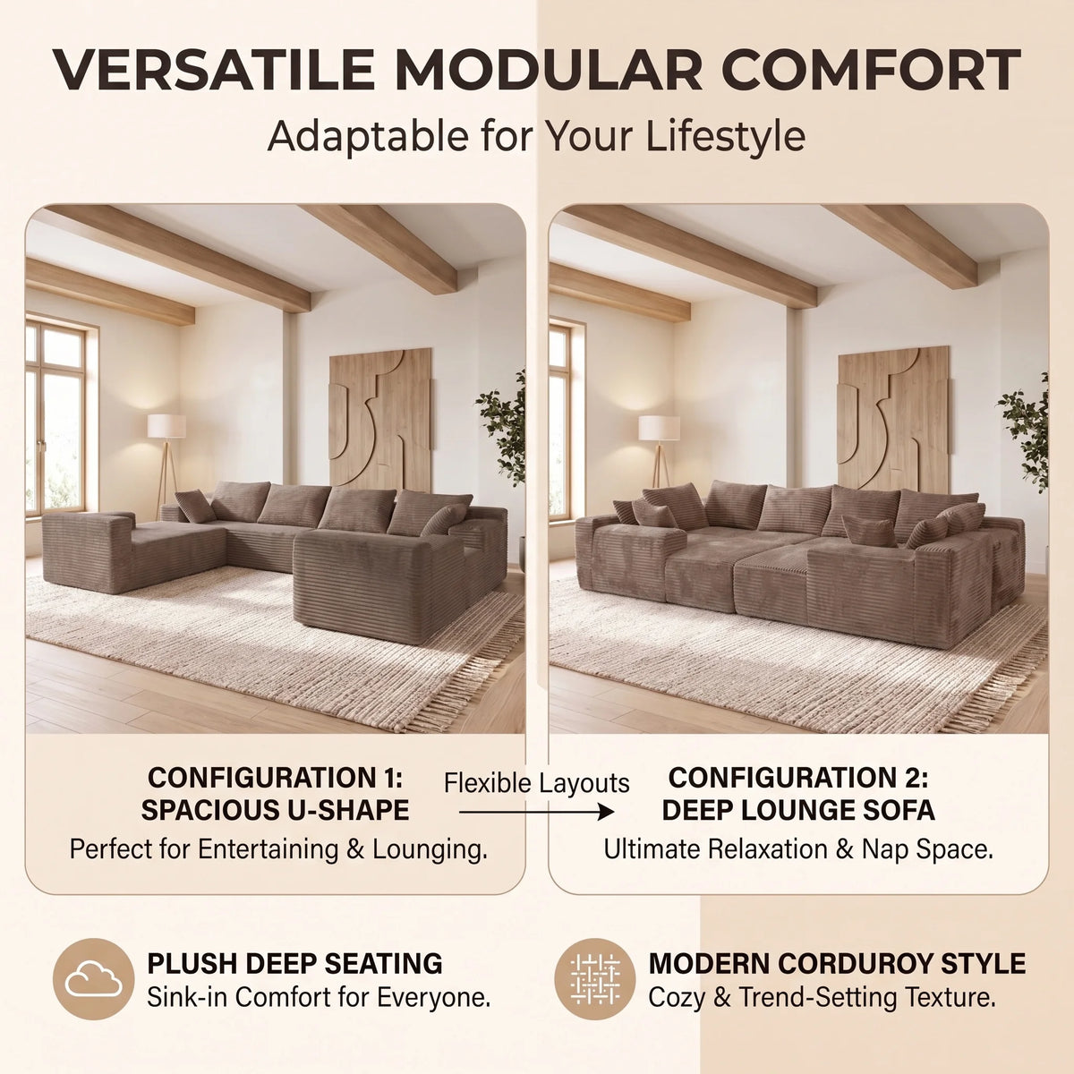Oversized Corduroy U-Sectional detail 4