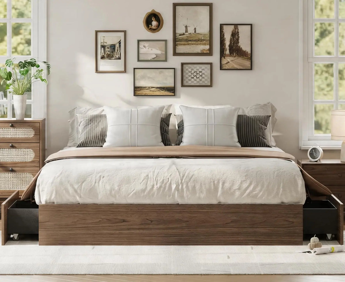 Full Storage Platform Bed