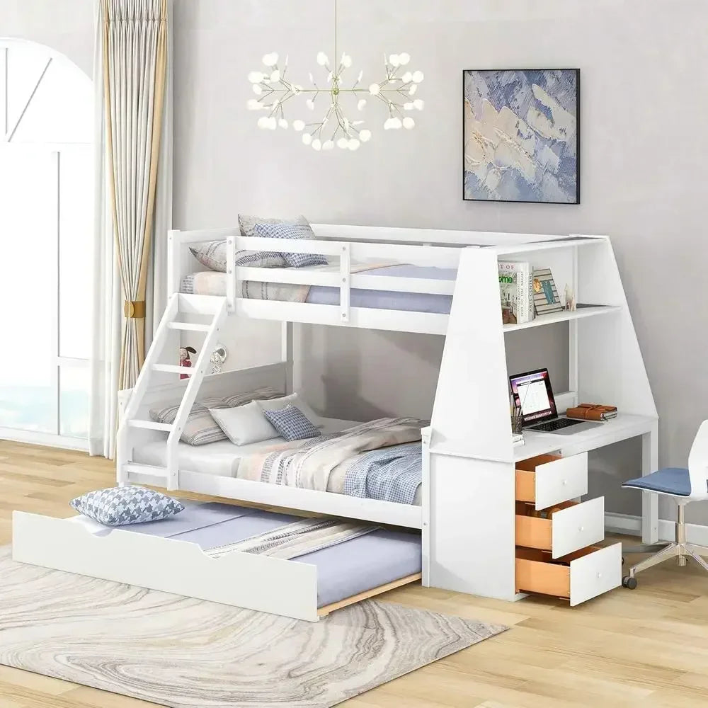 Twin-Over-Full Storage Bunk Bed