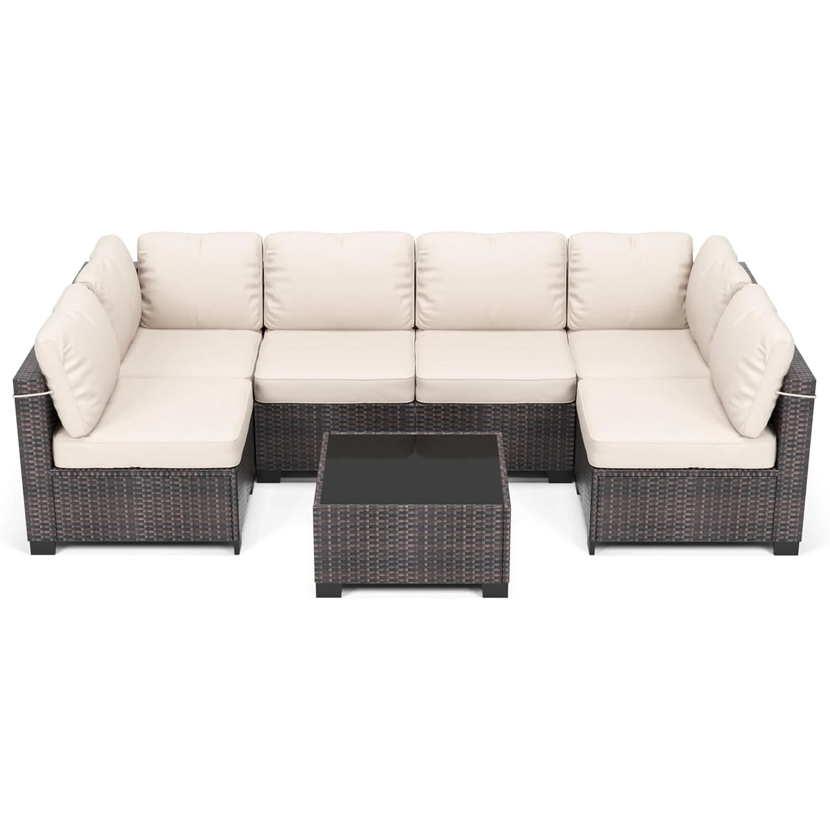 PE Rattan Patio Sectional