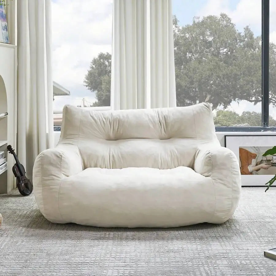 Two-Seat Bean Bag Sofa