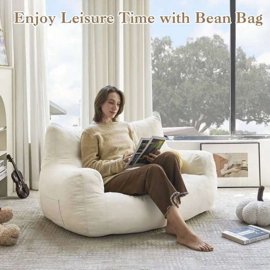 Two-Seat Bean Bag Sofa