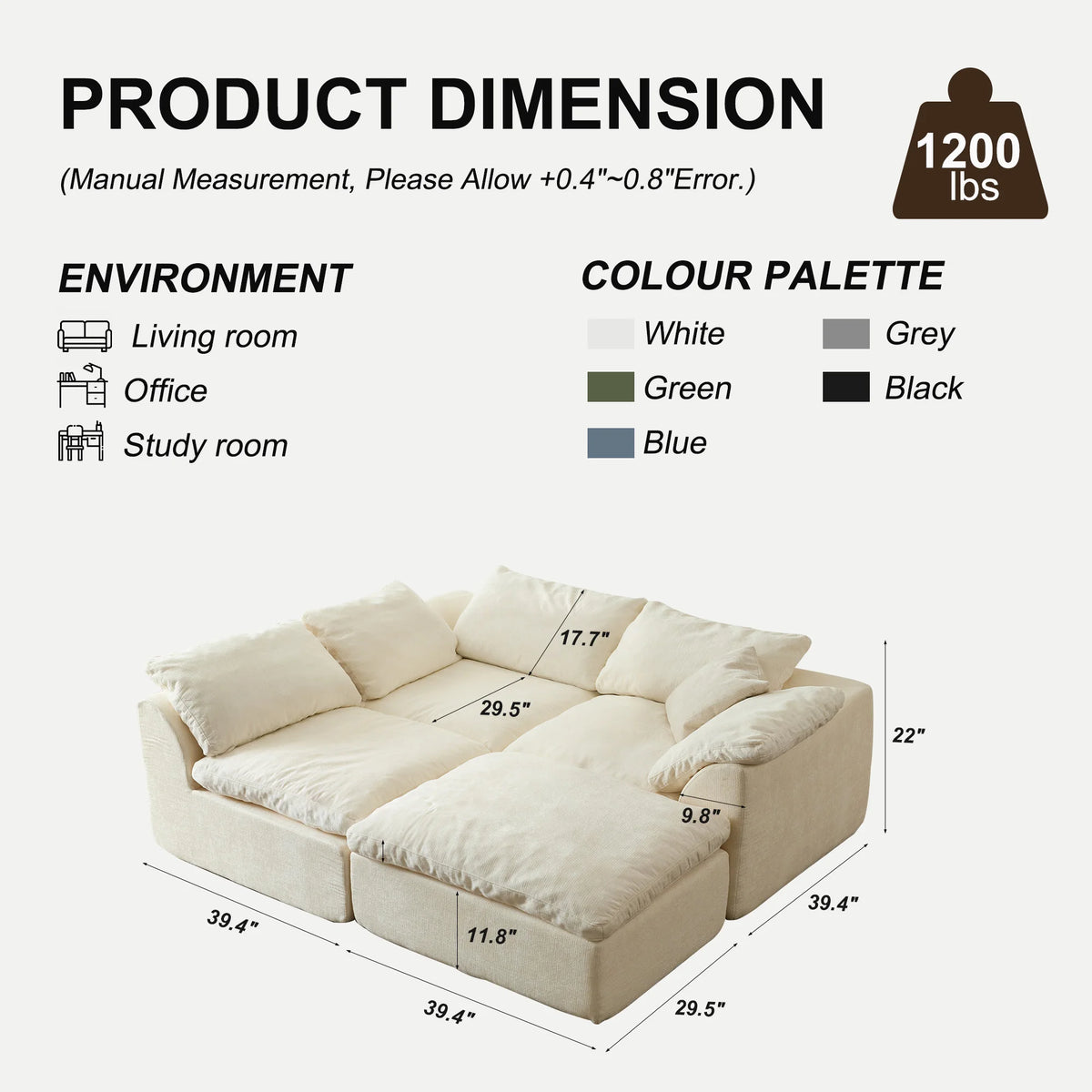 L-Shaped Modular Sectional
