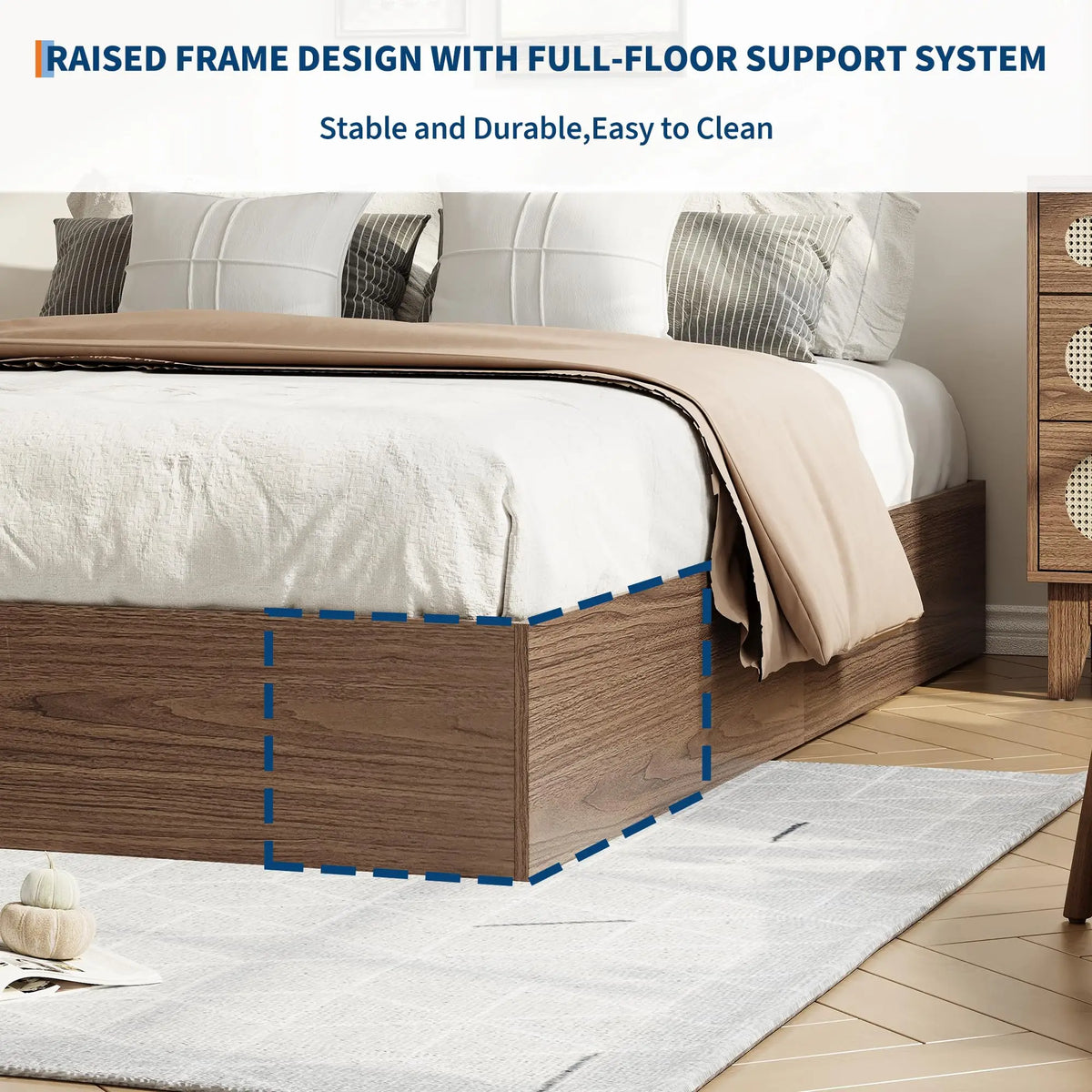 Full Storage Platform Bed