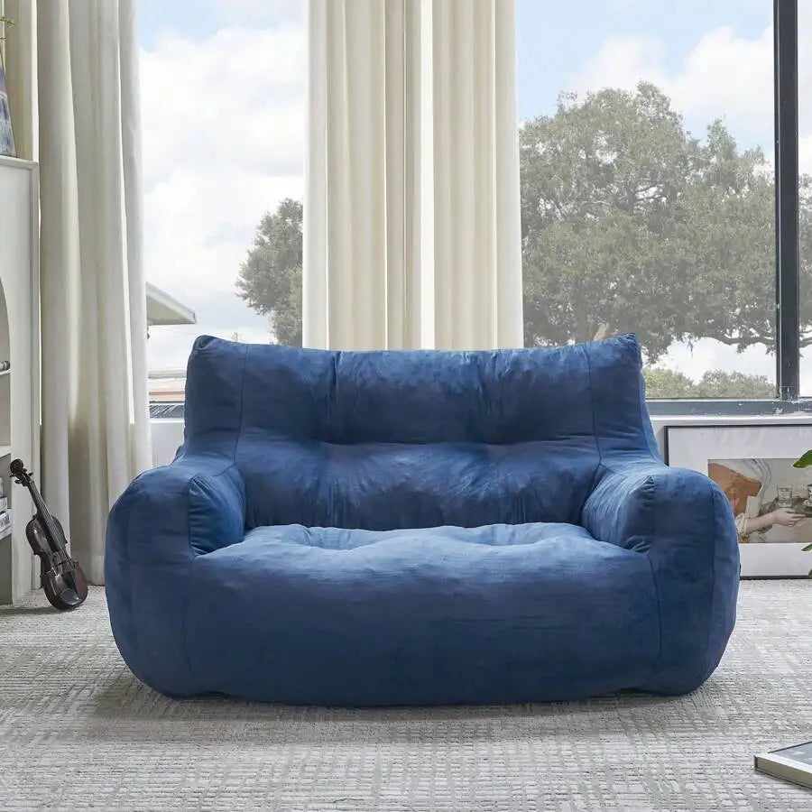 Two-Seat Bean Bag Sofa