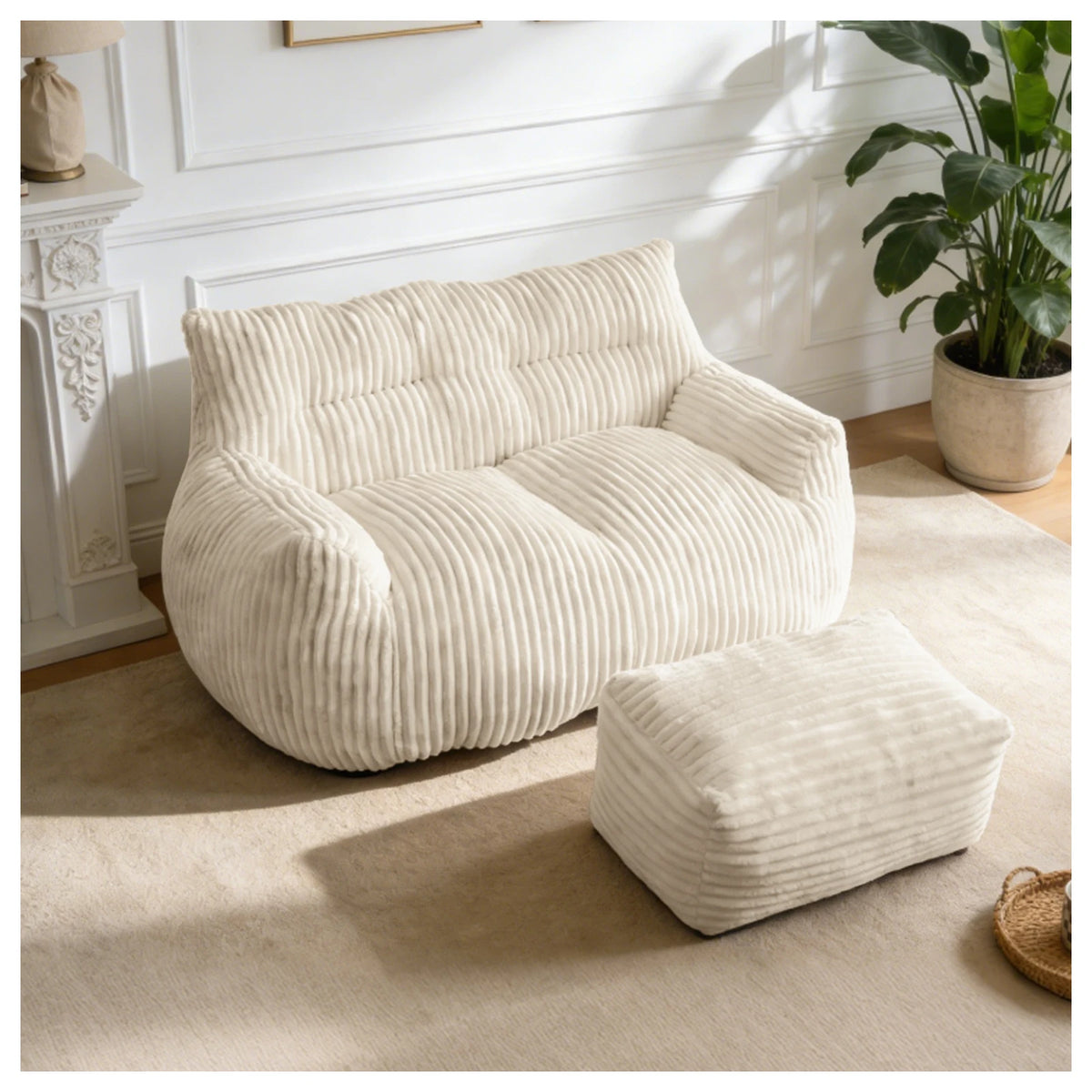 Stuffed-Animal Storage Bean Bag