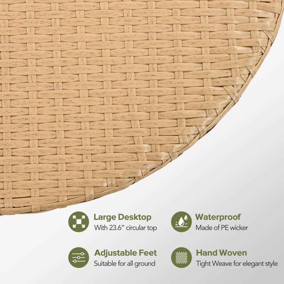Seven-Piece Rattan Patio Set
