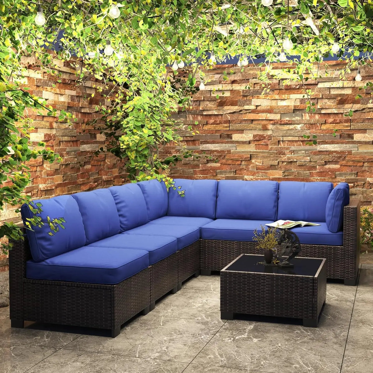 PE Rattan Patio Sectional