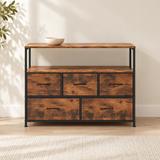 Five-Drawer Media Console