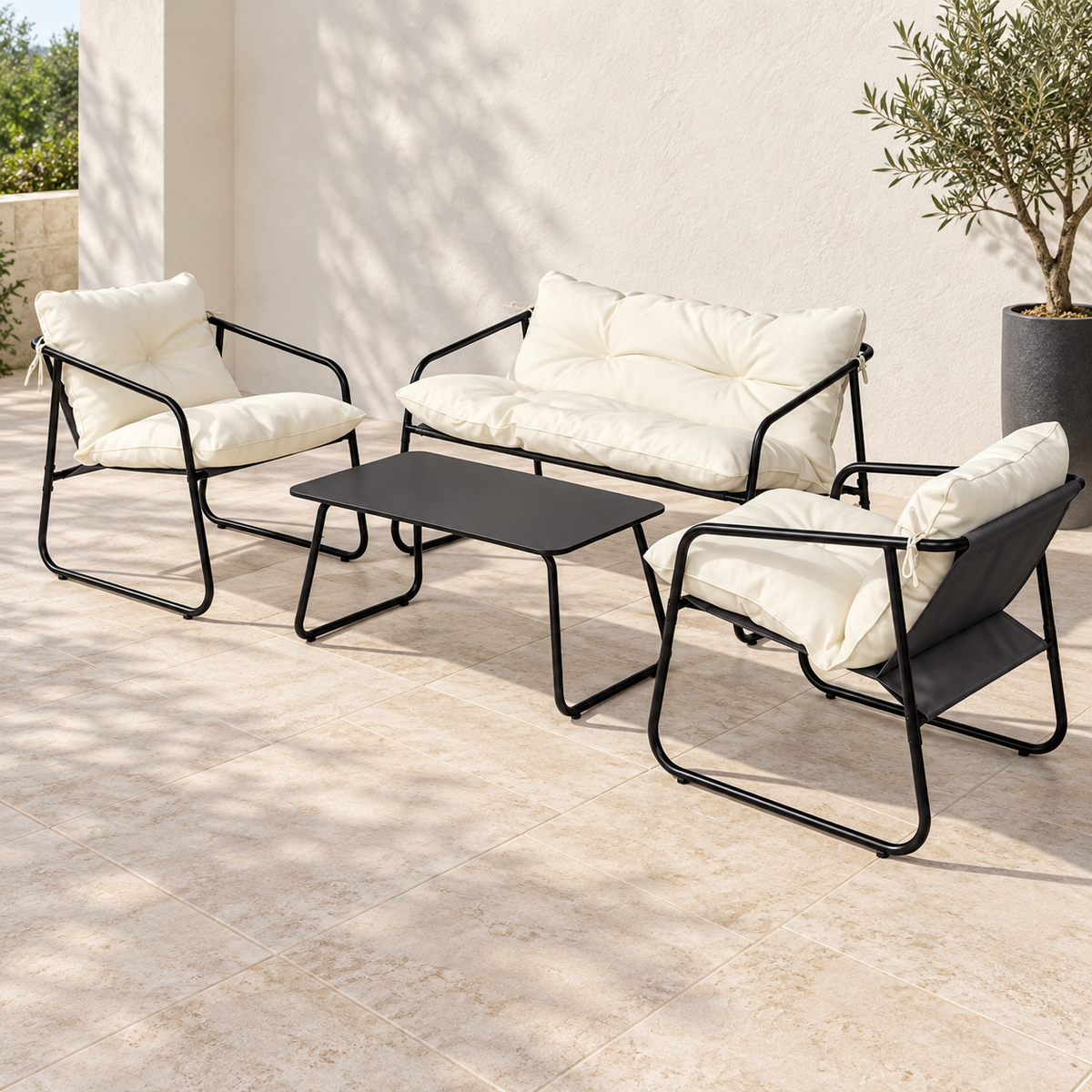 Four-Piece Patio Conversation Set