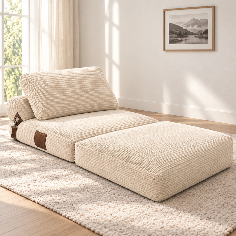 Corduroy Floor Sleeper Sofa