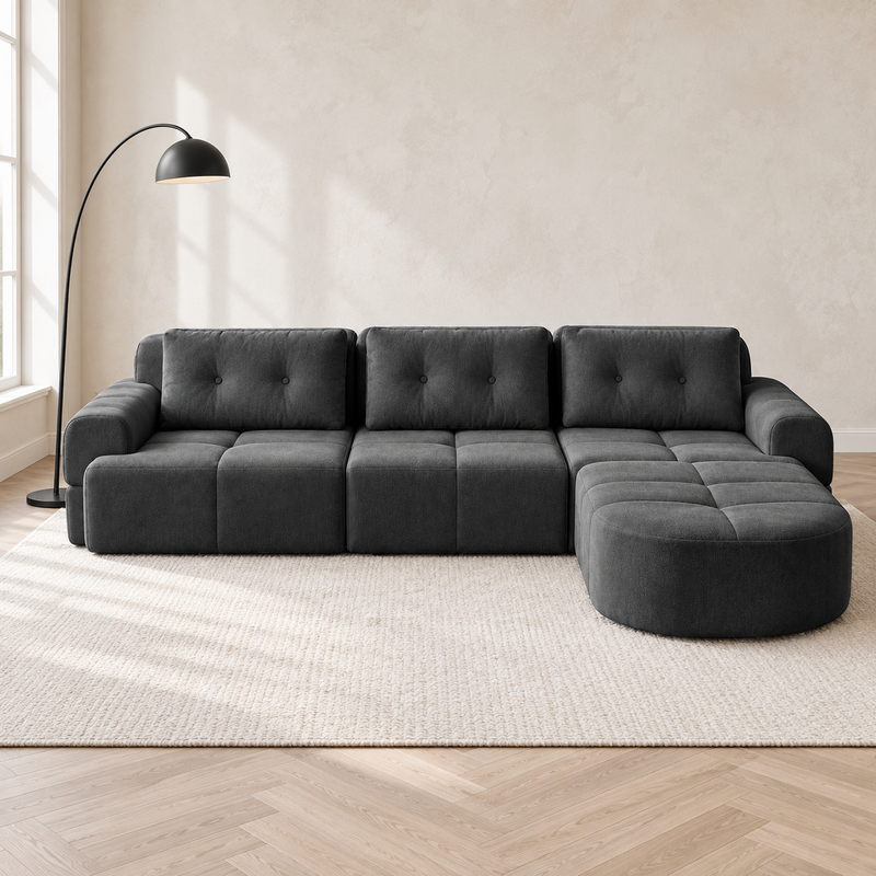 Convertible L-Shaped Sectional